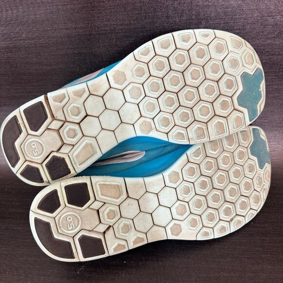 Nike Free 5.0 Womens size 6.5 blue green running gym walking shoes - Picture 8 of 10